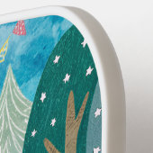 ピンクキャンパお洒落ーバンキャンピングシーン ピックルボールラケット (左詳細)