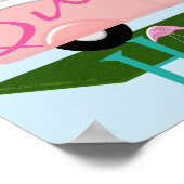 ピンクキャンパースイートホームポスター ポスター (角)