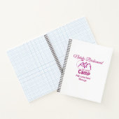 ピンクキャンプ ブライズメイド 名前 日付 年 バチェロレッテ ノートブック (内部)