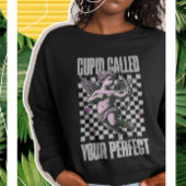 ピンクキューピッドは私のバレンタイン スウェットシャツ