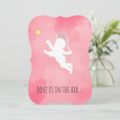 ピンクキューピッドテニスのバレンタインデー シーズンカード (スタンド正面)