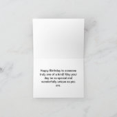 ピンクキリンハッピーバースデーユニーク個体 シーズンカード (内部)