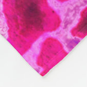 ピンクキリンプリント フリースブランケット (角)