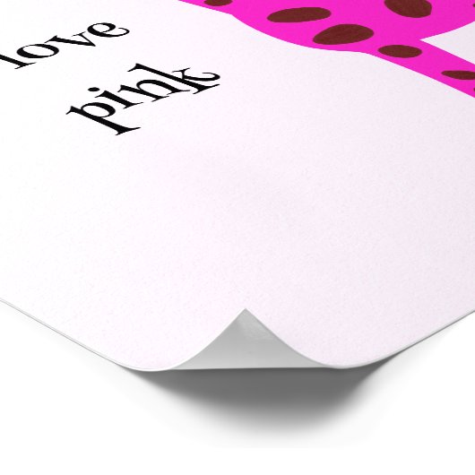 ピンクキリン ポスター (角)