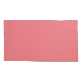 ピンクキングサイズ枕ケースペア 枕カバー (裏面-左)