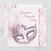 ピンクキンセアニェラ仮装パーティー 招待状 (正面/裏面)