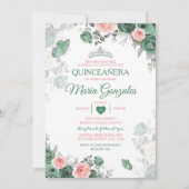 ピンクキンセアニラダスティグリーンクラウンバタフライ 招待状 (正面)