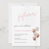 ピンクキンセニェラ招待状 招待状 (正面)