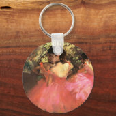 ピンクキーチェーンのデガスダンサー キーホルダー (正面)