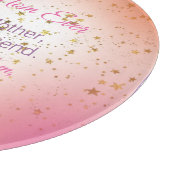 ピンクキープサクエレガント引用文モダンマザーズ カッティングボード (角)