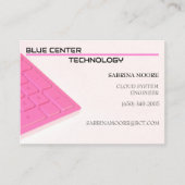 ピンクキーボード情報技術 名刺 (正面)