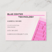 ピンクキーボード情報技術 名刺 (正面)