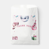 ピンクギターカウボーイパーティーサボテン誕生日 フェイバーバッグ (正面)