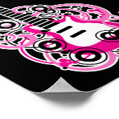 ピンクギターロックスター甘い16バナーポスター ポスター (角)