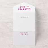 ピンクギター最後のバッシュでNashバチェロレッテ オールインワン招待状 (外側)