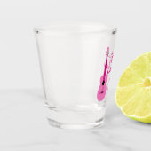 ピンクギター最後のバッシュでNashバチェロレッテ ショットグラス (左)