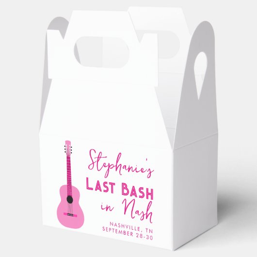 ピンクギター最後のバッシュでNashバチェロレッテ フェイバーボックス (オープン)
