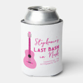 ピンクギター最後のバッシュでNashバチェロレッテ 缶クーラー (缶正面)