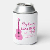 ピンクギター最後のバッシュでNashバチェロレッテ 缶クーラー (缶裏面)