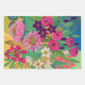 ピンクギフトラップの暴動 ラッピングペーパーシート (正面3)