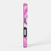 ピンクギャラクシー渦巻きiPhoneケース iPhone 16ケース (右側面)