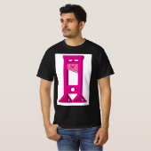 ピンクギロチンブラックTシャツ Tシャツ (正面フル)