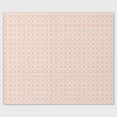 ピンクギンガムバレンタインデー | バースデー | 母親 ラッピングペーパー (フラット)