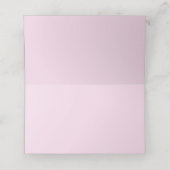 ピンクギンガムフローラファーム動物 プレイスカード (内部開封)