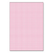 ピンクギンガムフードテントカード テーブルナンバー (裏面)