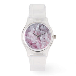 ピンククォーツマインド体スピリットエナジーウォッチ 腕時計