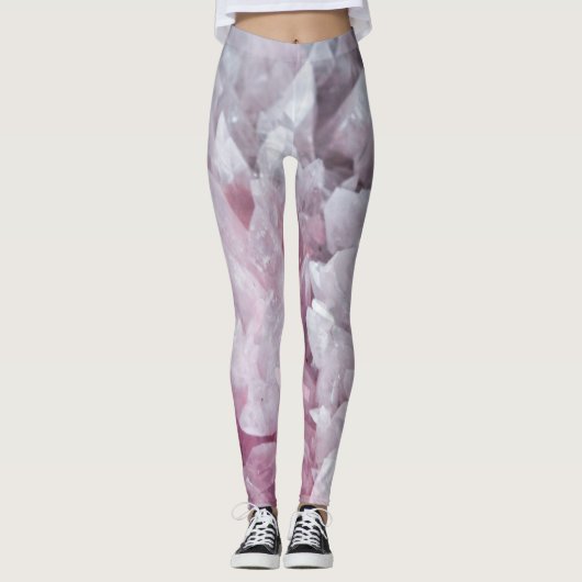 ピンククォーツマインド体スピリットエネルギーレギンス レギンス (正面)