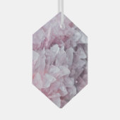 ピンククォーツマインド体スピリットエネルギー ガラスオーナメント (正面右)