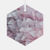 ピンククォーツマインド体スピリットエネルギー ガラスオーナメント (裏面)