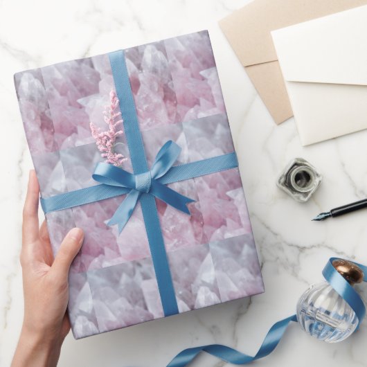 ピンククォーツマインド体スピリットエネルギー ラッピングペーパー (ギフト)