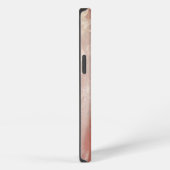 ピンククォーツ自然石ルックフォンケース iPhoneケース (右側面)