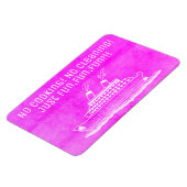 ピンクククルーズシップキャビンステートルームドアNo料理 マグネット (左側)