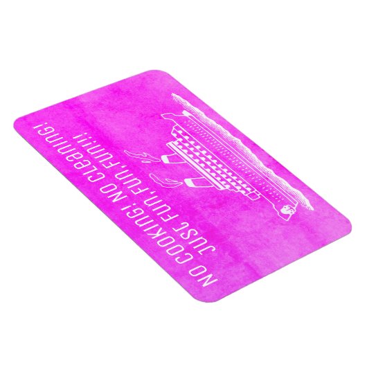 ピンクククルーズシップキャビンステートルームドアNo料理 マグネット (右側)