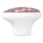 ピンククジラとハート セラミックノブ (側面)