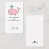 ピンククジラのママ通話カード コーリングカード (正面/裏面)