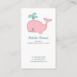 ピンククジラのママ通話カード コーリングカード