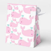 ピンククジラテーマベビーシャワー フェイバーボックス (裏面サイド)