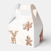 ピンククッキーのクリスマスバースデーパーティー フェイバーボックス (裏面サイド)