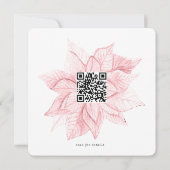 ピンククッキー&ココアホリデーパーティー招待状 招待状 (裏面)