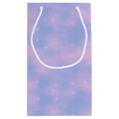 ピンククラウドアンドスターズパーソナライズされた抱き枕 スモールペーパーバッグ (裏面)