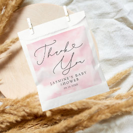 ピンククラウドナイン赤ちゃんシャワー フェイバーバッグ