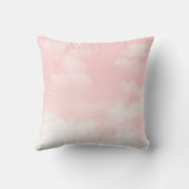 ピンククラウドバープクロスの美しい宮殿 クッション (裏面)