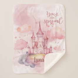 ピンククラウド上の特別宮殿 シェルパブランケット