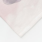 ピンククラウド上の特別宮殿 フリースブランケット (角)