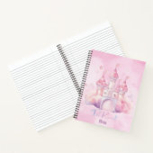 ピンククラウド上の親切な宮殿カスタマイズ可能 ノートブック (内部)