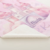 ピンククラウド上の親切な宮殿 シェルパブランケット (3/4)